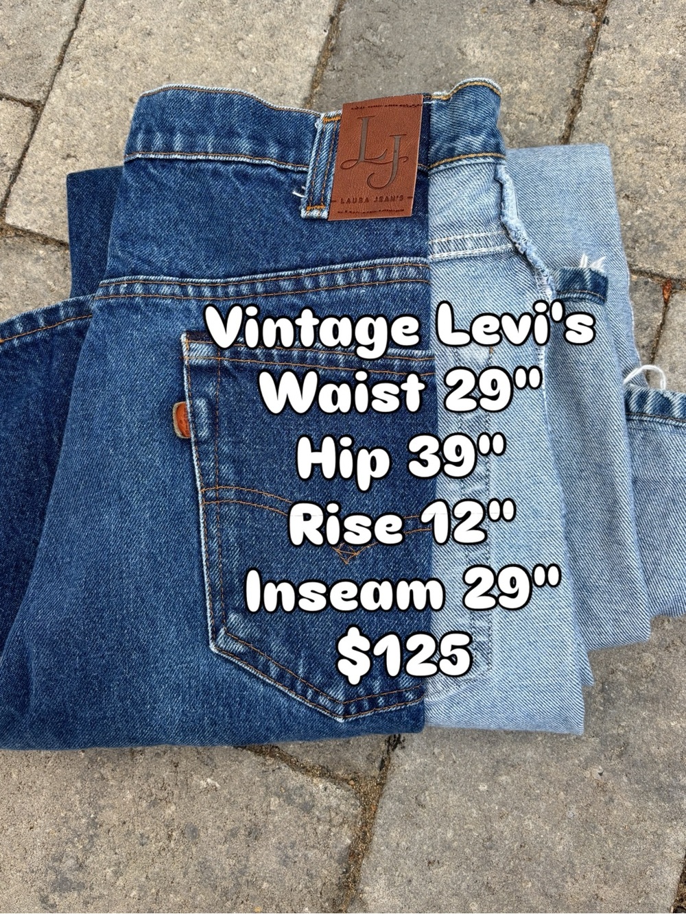 Laura Jean's Reworked Vintage Levi's Jeans